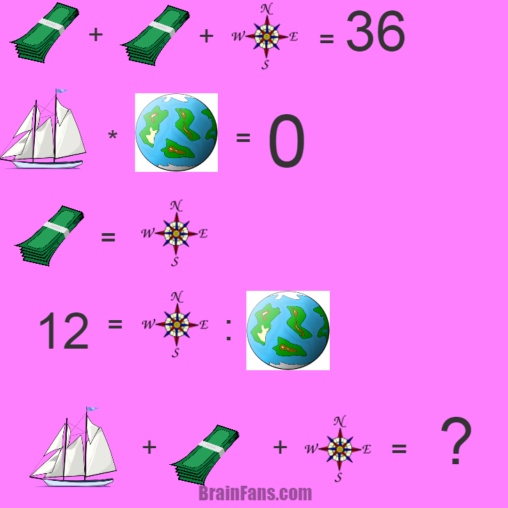 Brain teaser - Kids Riddles Logic Puzzle - travel around the world - alittle bit hard. but you can did it !