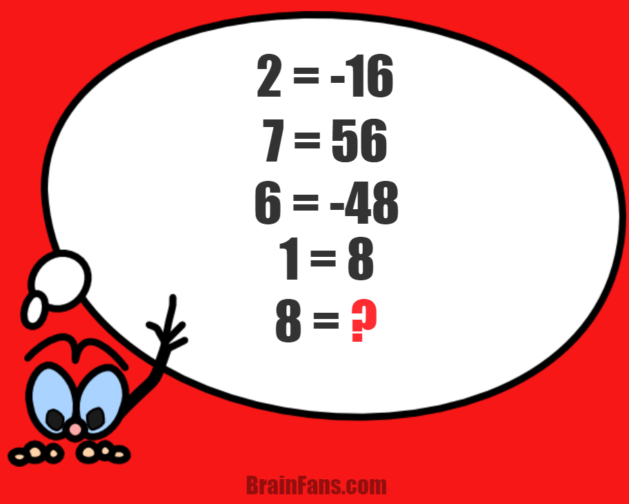 Brain teaser - Number And Math Puzzle - math problem for geniuses - Are you a smart person? Then solve this math problem for geniuses with numbers. There is a pattern in the equations. Which is it?

