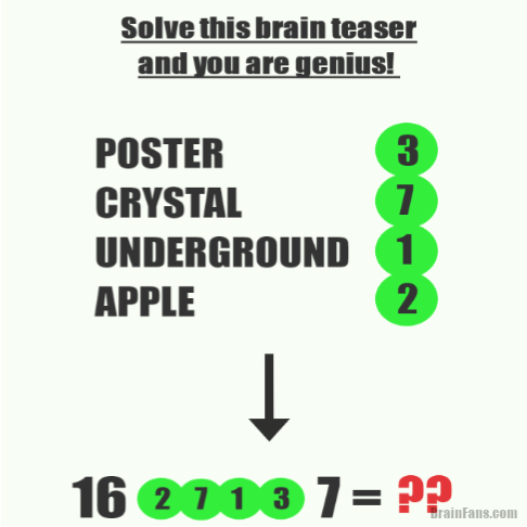 Brain teaser - Picture Logic Puzzle - only for geniuses - If you are genius, solve this brain teaser. If you solve this, don't forget to share.