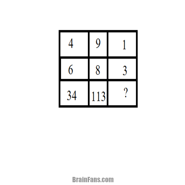 Brain teaser - Number And Math Puzzle - Find the value of x with reason - 