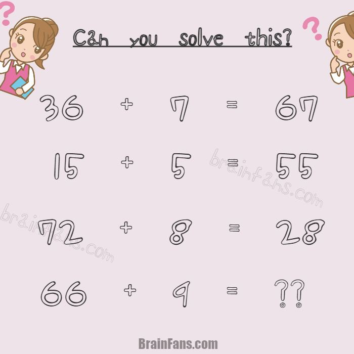 Interesting Puzzles - Page 2 of 6 - Fact Republic  Math puzzles brain  teasers, Math riddles brain teasers, Maths puzzles