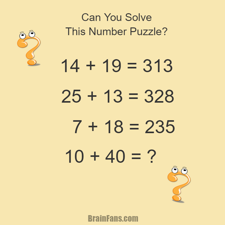 Food Puzzle  Number And Math Puzzle - BrainFans