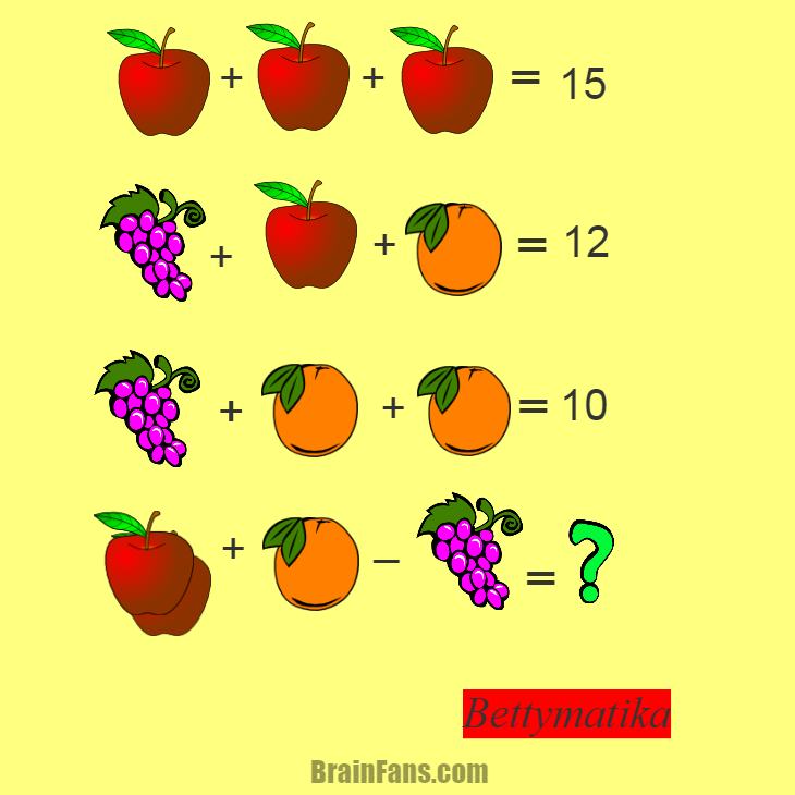 Math brain test  Kids Riddles Logic Puzzle - BrainFans