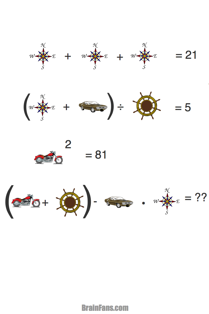 Brain teaser - Kids Riddles Logic Puzzle - fun - 