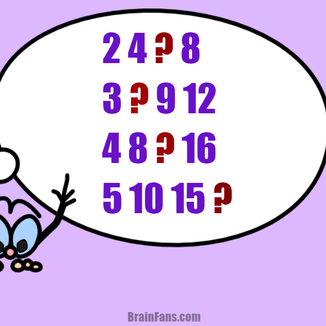 Brain teaser - Number And Math Puzzle - Math sequence puzzle (easy) - Solve this math puzzle. Not only geniuses can solve this one. Answer can be found in a minute. Please share your answer to this math sequence puzzle