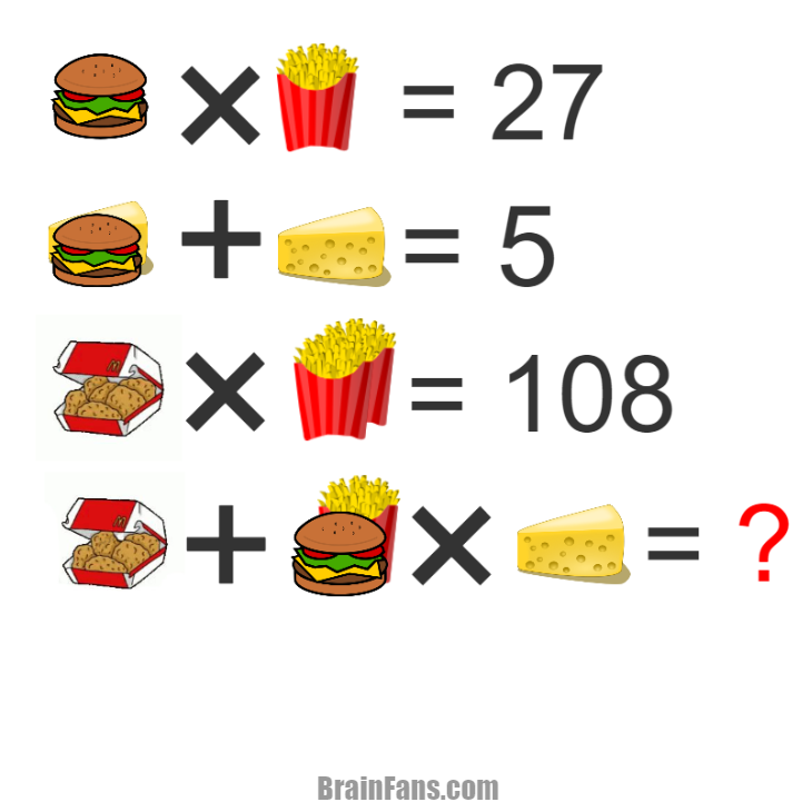 Brain teaser - Picture Logic Puzzle - MC Snack (corrected) - The last one i post have the wrong answer